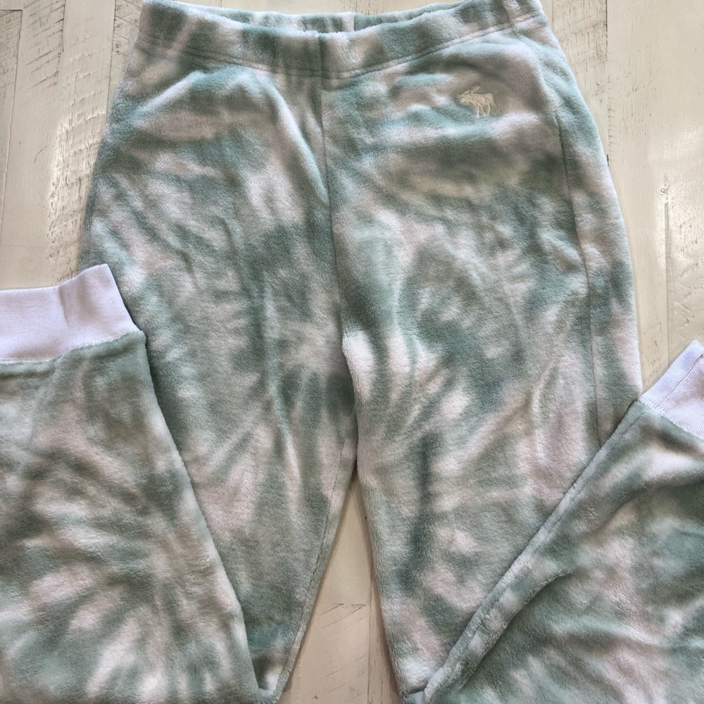 Abercrombie kids terry cloth tie dye sleep joggers size 13/14